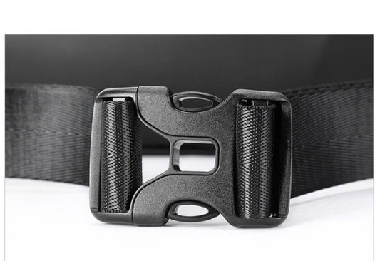 Functional Cross-body Men's Work Clothes One-shoulder Backpack in black color with multiple pockets and water-resistant design