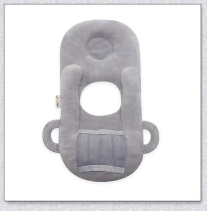 Nursing Cushion - Baby Feeding Pillow with bottle holder and neck support for comfortable, hands-free feeding