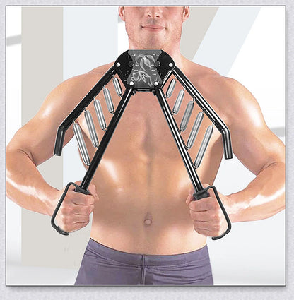 Premium Adjustable Chest Exerciser Resistance Workout Tool - Compact, Durable, and Versatile Home Gym Equipment