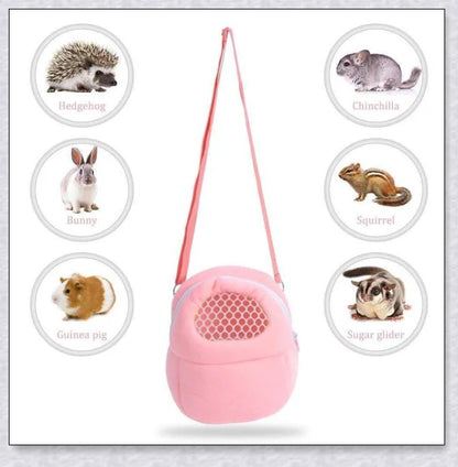 Cozy and secure Rabbit Travel Carrier with mesh top for ventilation and visibility