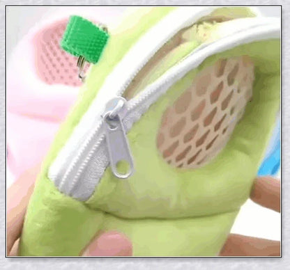 Cozy and secure Rabbit Travel Carrier with mesh top for ventilation and visibility