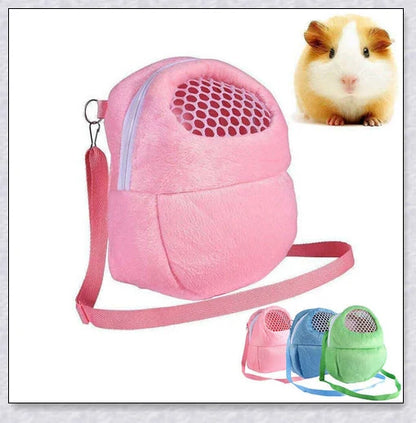Cozy and secure Rabbit Travel Carrier with mesh top for ventilation and visibility