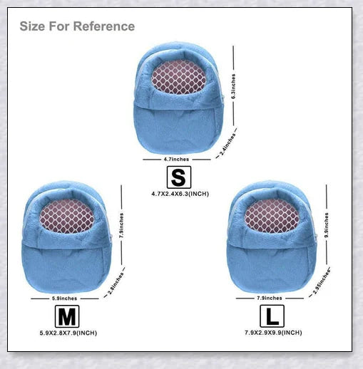 Cozy and secure Rabbit Travel Carrier with mesh top for ventilation and visibility