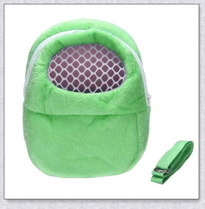 Cozy and secure Rabbit Travel Carrier with mesh top for ventilation and visibility