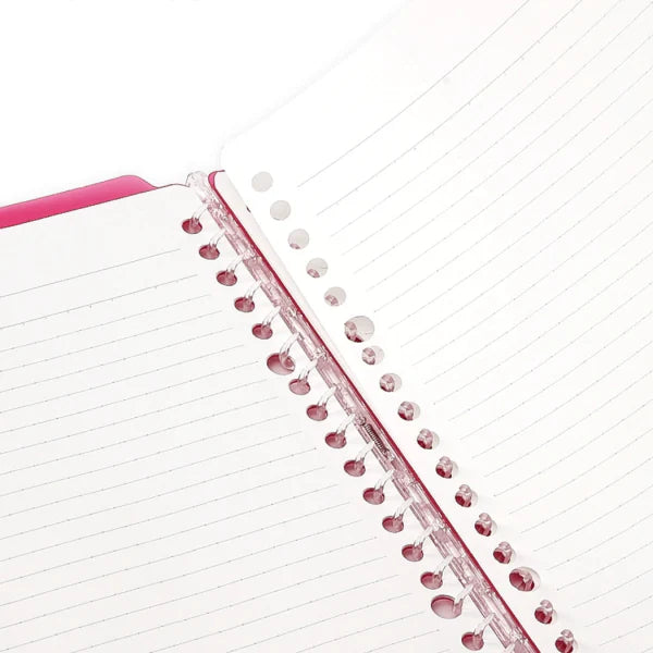 Kokuyo Campus Easy-Carry Slim Binder with smart ring system for flexible paper organization and lightweight, slim design for portability