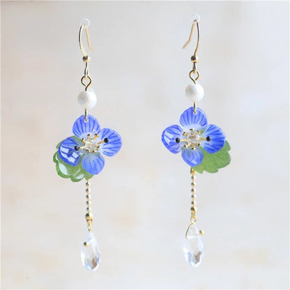 Elegant ear clips with floral and plant-inspired designs, made with premium copper and gold plating