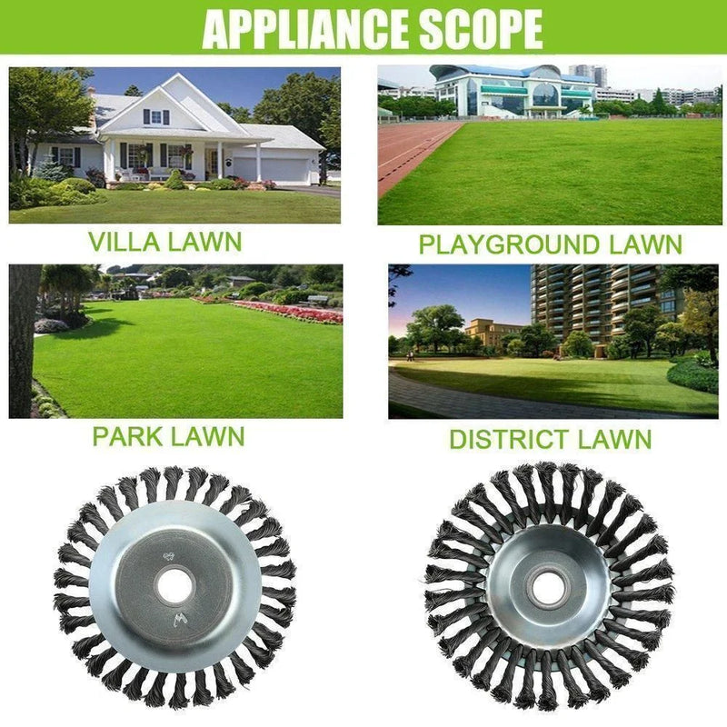 Hhomeenjoy Garden Weed Brush Lawn Mower