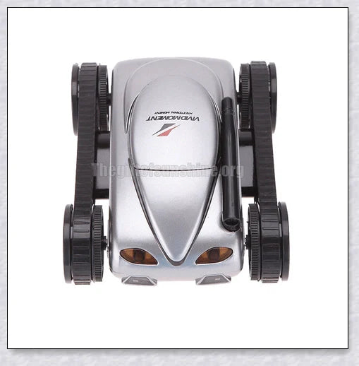 A compact, remote-controlled electric tank car with a high-quality camera for capturing stunning photos and live video