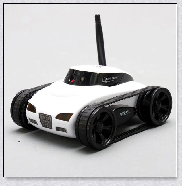 Hhomeenjoy Mini Camera Remote Control Electric Tank Car