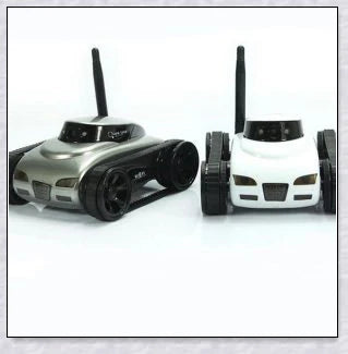 A compact, remote-controlled electric tank car with a high-quality camera for capturing stunning photos and live video