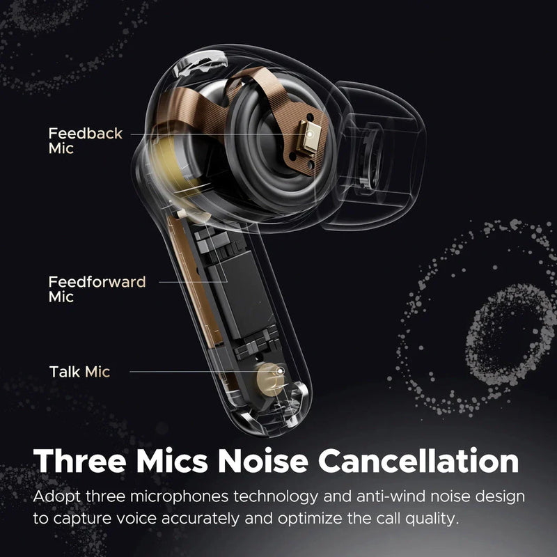 Hhomeenjoy Hi-Res ANC Wireless Earbuds