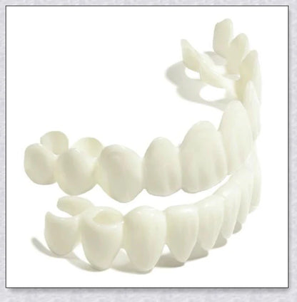 Snap-On Veneers that instantly transform your smile by disguising crooked, stained, or missing teeth