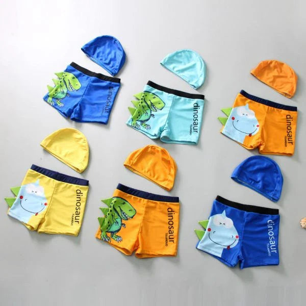 Premium polyester fiber boy boxer shorts with Tyrannosaurus Rex and Dinosaur patterns for comfortable, stylish underwear