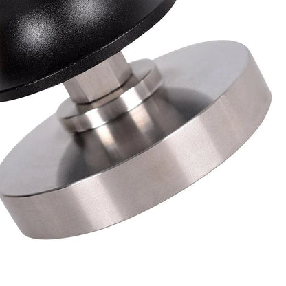 Premium metal coffee tamper with stainless steel construction and ergonomic design for consistent, high-quality espresso preparation