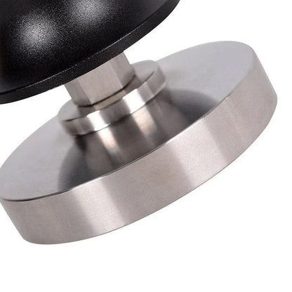 Premium metal coffee tamper with stainless steel construction and ergonomic design for consistent, high-quality espresso preparation