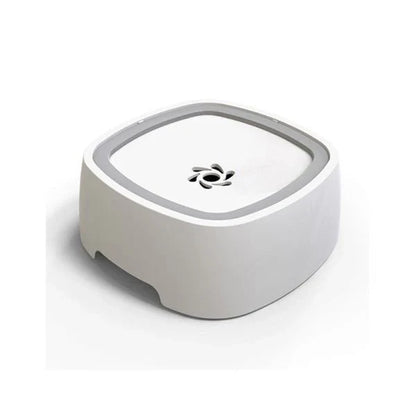 1.5L Pet Water Bowl with Anti-Overflow Design, Slow Water Feeder, and Splash-Proof Features