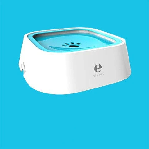 1.5L Pet Water Bowl with Anti-Overflow Design, Slow Water Feeder, and Splash-Proof Features
