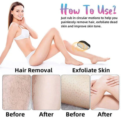 Crystal Hair Removal Eraser - Innovative tool for gentle, hassle-free hair removal