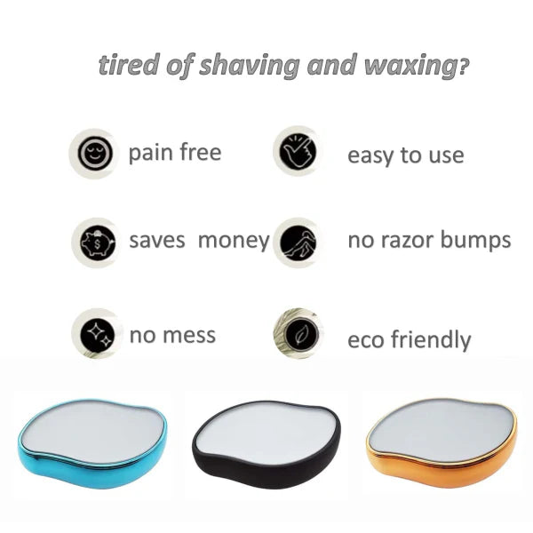 Crystal Hair Removal Eraser - Innovative tool for gentle, hassle-free hair removal
