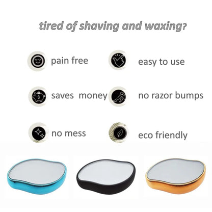 Crystal Hair Removal Eraser - Innovative tool for gentle, hassle-free hair removal