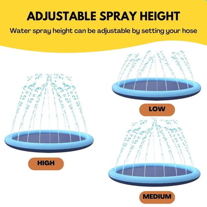 Dog Splash Sprinkler Pad - A fun and safe outdoor water toy for dogs and kids to enjoy during the summer