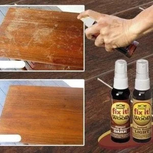 Fix It Wood Scratch Repair Spray - Instantly conceal scratches, nicks, and discoloration on wood furniture, floors, and more