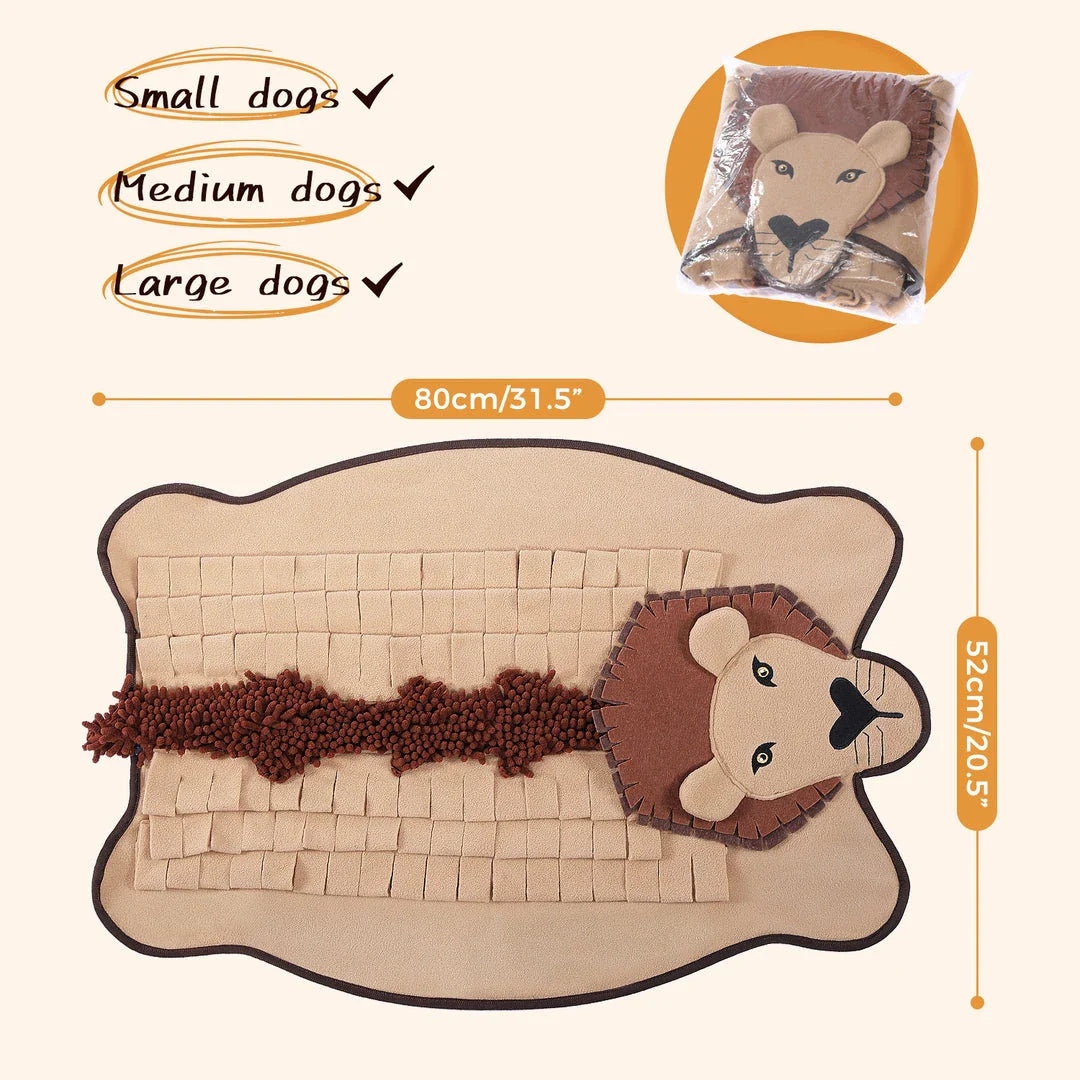 Interactive Dog Snuffle Mat - Engage Your Dog's Senses with This Durable, Non-Slip Feeding Pad