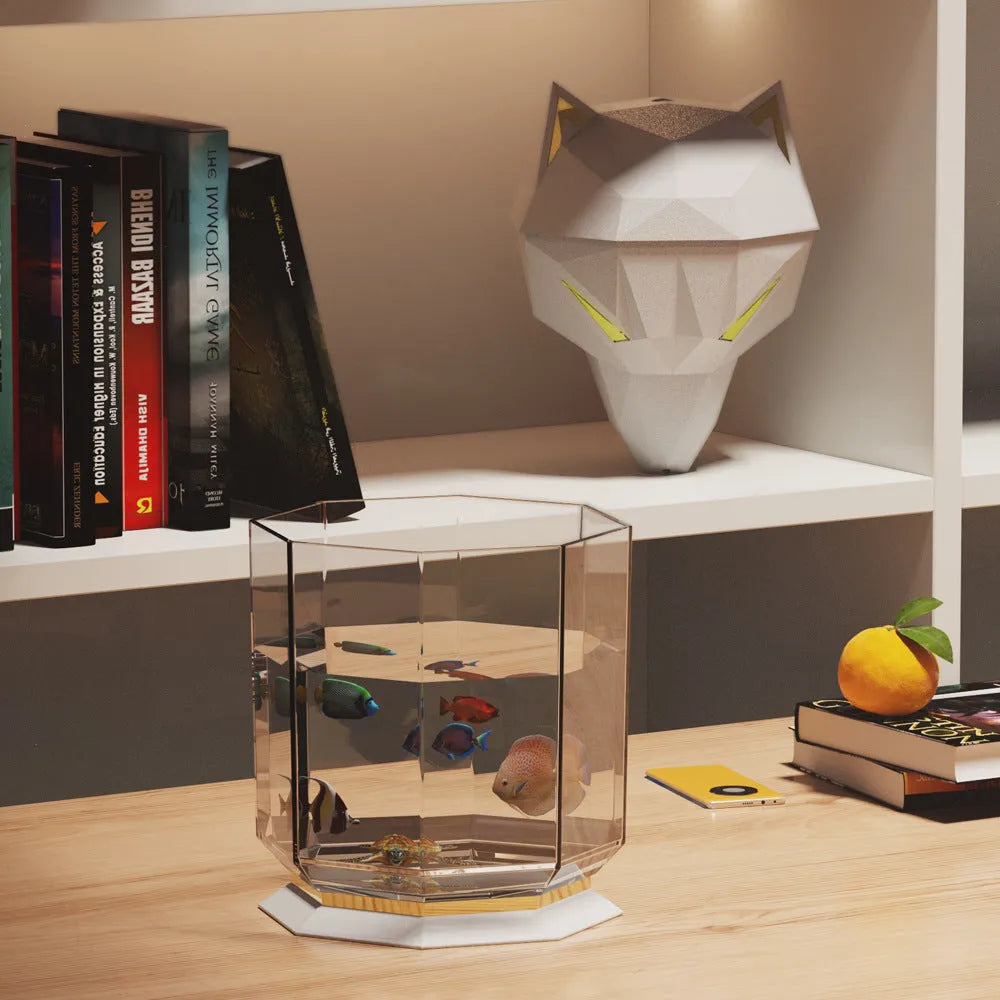 War Wolf black ultrasonic desktop humidifier with colour changing lights and water tank.