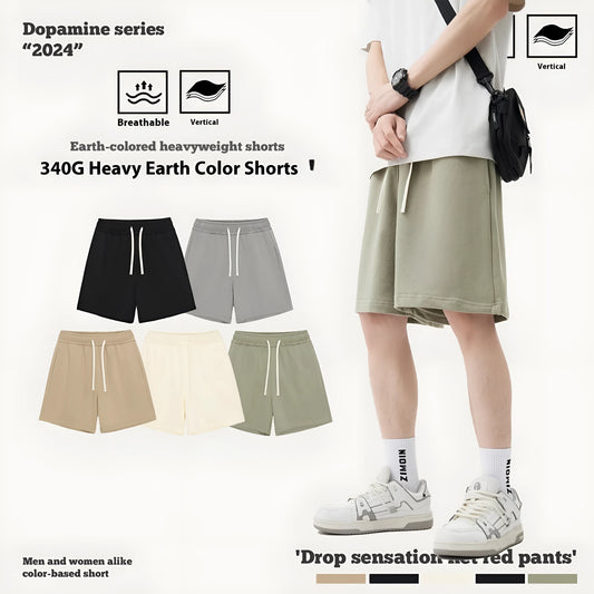 Cotton denim loose-fit casual pants for baby boys and girls in summer colours