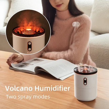 Volcanic Aroma Diffuser with Jellyfish-Inspired Design, Dispersing Essential Oil Fragrance and Emitting Soothing Night Light
