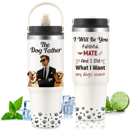 Premium 30oz stainless steel insulated cup in various colors, keeping drinks hot or cold for hours.