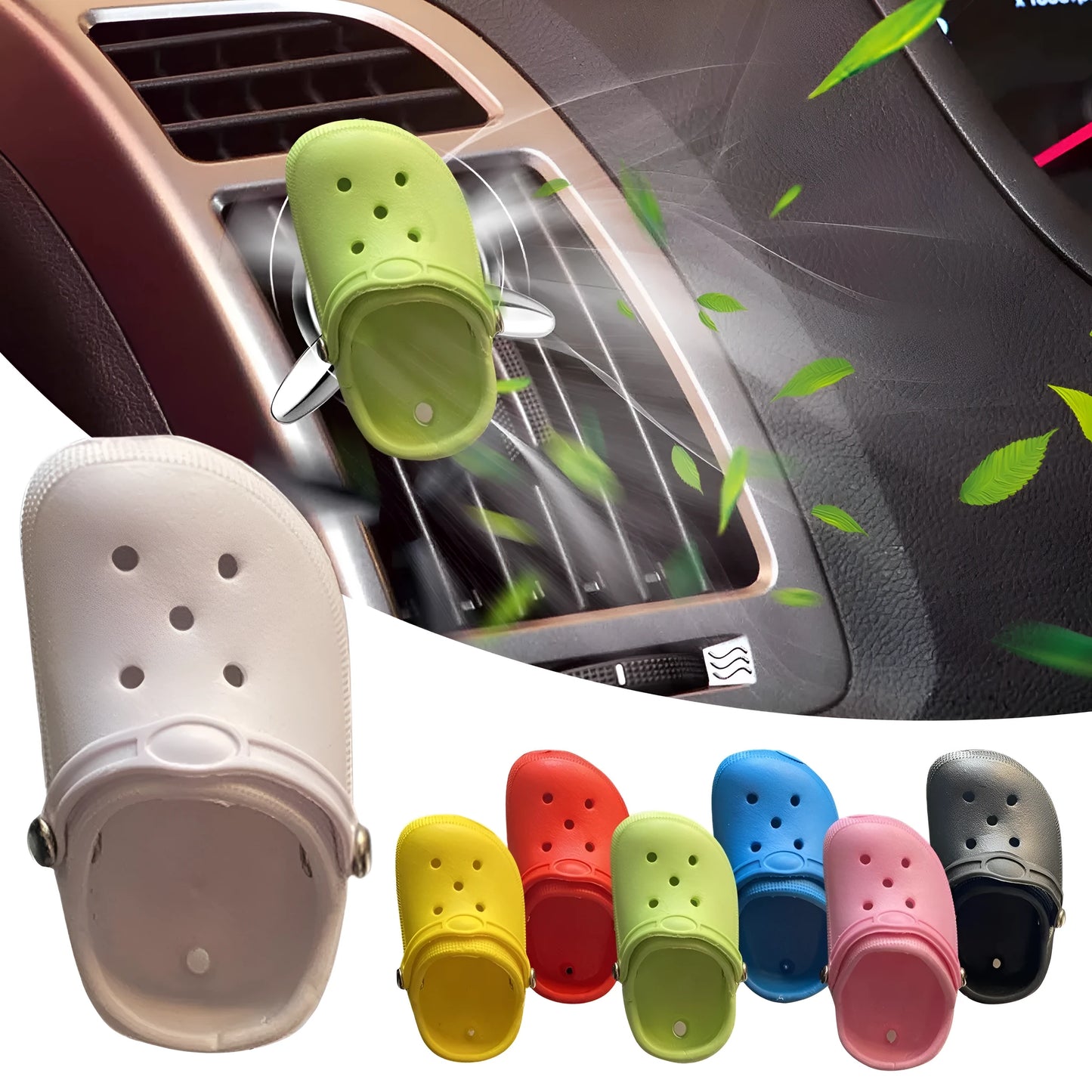 Multi-colour plastic car air conditioning vent clip-on aromatherapy diffuser