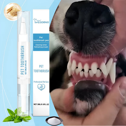 Soft Breath Care Pet Toothbrush Pen 3ml with brush applicator for dog and cat dental cleaning