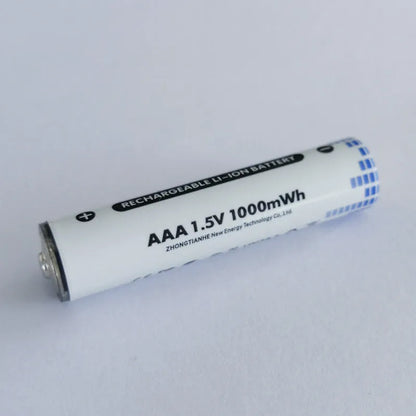 USB rechargeable No. 5 lithium battery 1.5V, H50.5mm x W14.5mm, MICRO and Type C options