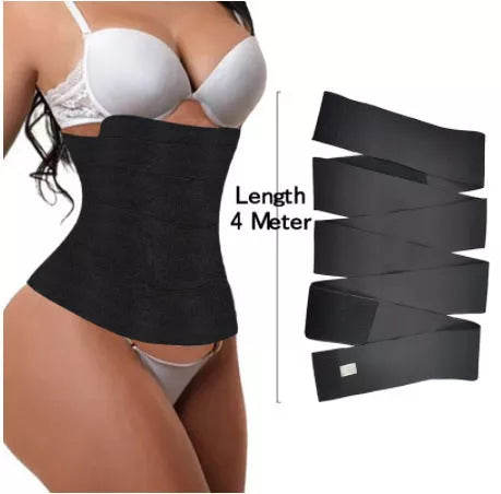 Adjustable waist training belt in polyester for effective body sculpting