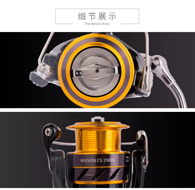 Sea Fishing Wheel with long throw design for rock and road fishing