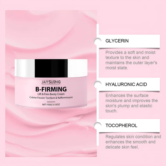 100g tube of hip and neck moisturising cream with hyaluronic acid and vitamin E.