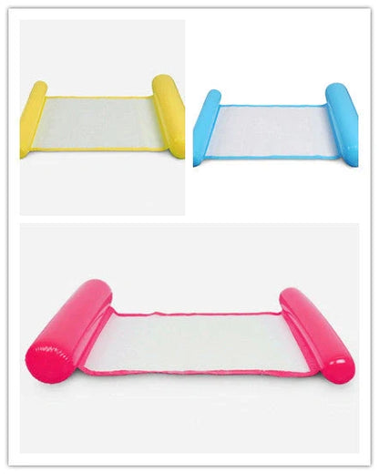 Inflatable Water Lounge Chair in pool with hammock-style design for ultimate relaxation