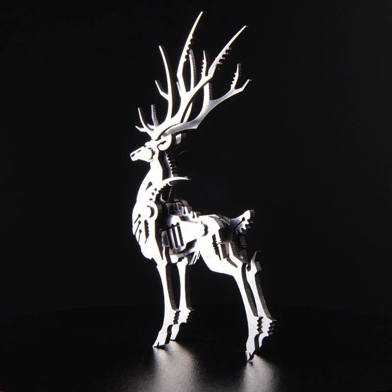 Stunningly detailed 3D metal puzzle featuring a fire-breathing ice dragon and scorpion king design