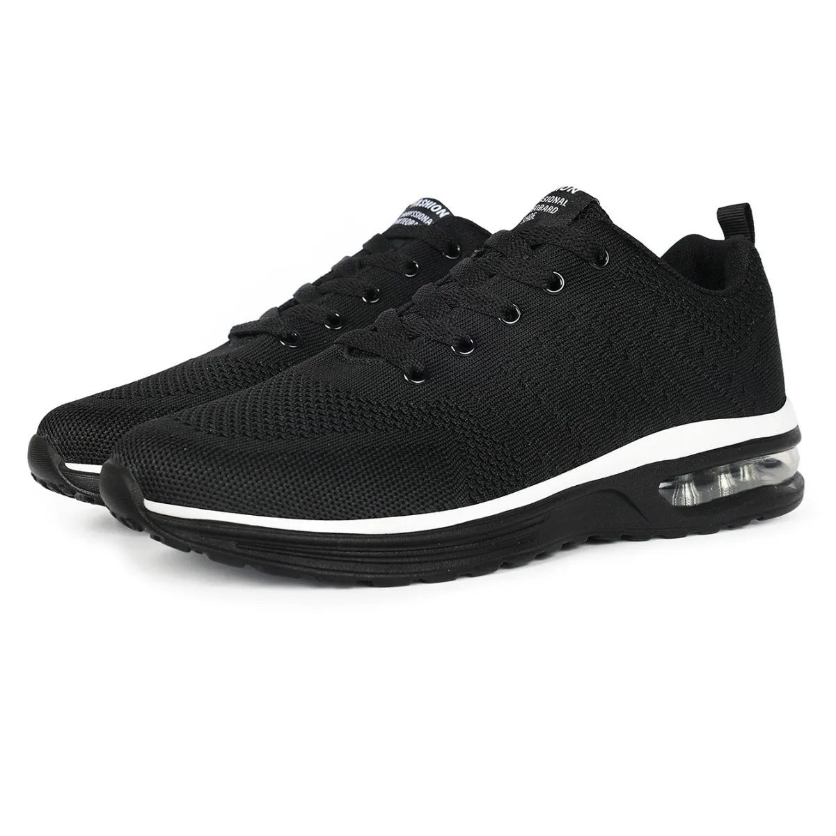 Casual Flyknit running shoes with mesh uppers and PU sole in various colours