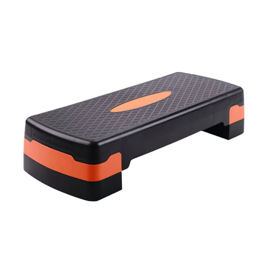 Fit Step aerobics platform measuring 68cm by 28cm by 15cm in ABS plastic for home fitness workouts