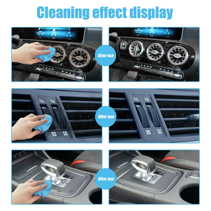 20g reusable car interior gap cleaning mud for dust removal from vents and electronics, 15cm by 10cm size