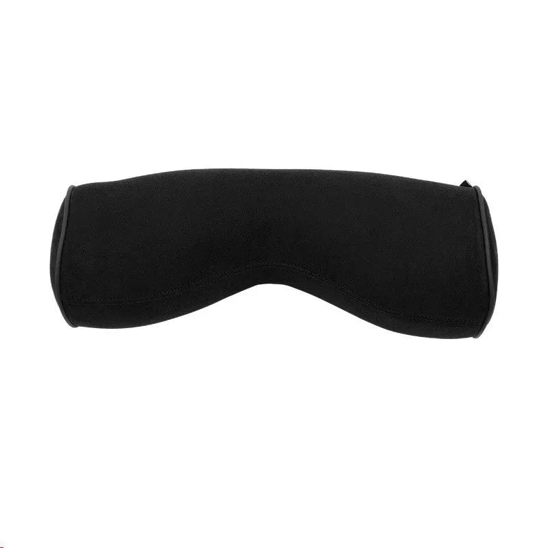 Volvo car headrest neck pillow and lumbar support cushions in brown, black, beige and coffee colours