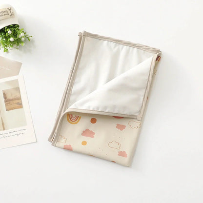 Baby Fashion waterproof washable diaper pad with animal print design in multiple size options