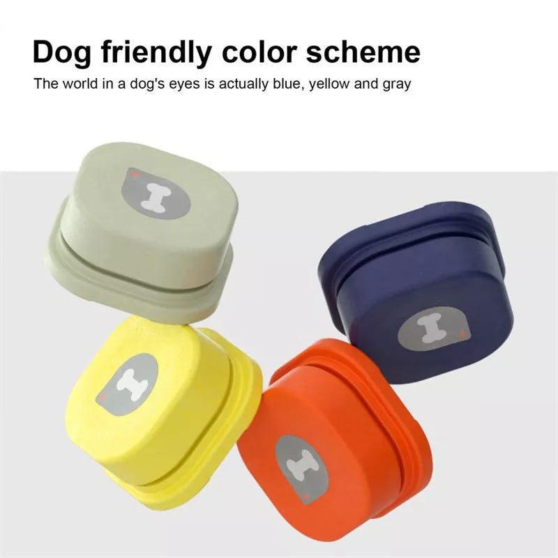 4 Colors Pet Communication Button for dogs and cats, durable ABS plastic, easy to use