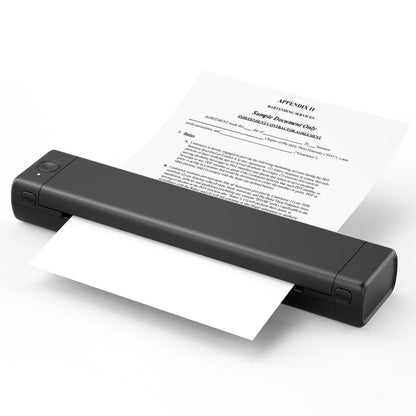 Phomemo M08F A4 portable wireless thermal printer in compact design with multiple colour options
