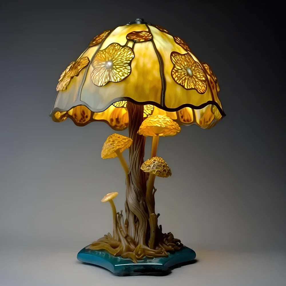 Magic Mushroom LED decorative lamp with USB plug in 15cm or 30cm size options