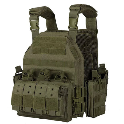 Quick Dismantling Tactical Vest in camouflage pattern with adjustable waist