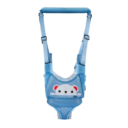 Hands-free baby walking assistant with multiple color options, featuring a comfortable and adjustable design to support your child's first steps.