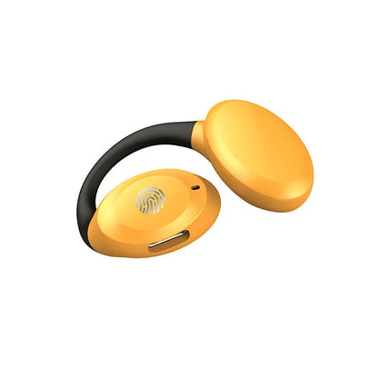 Bluetooth ear hook headset in black, white, orange, or air39, PC ABS, 10m range, Jerry chip.